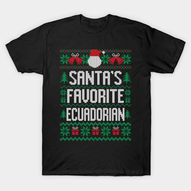 Santa's Favorite Ecuadorian T-Shirt by Saulene